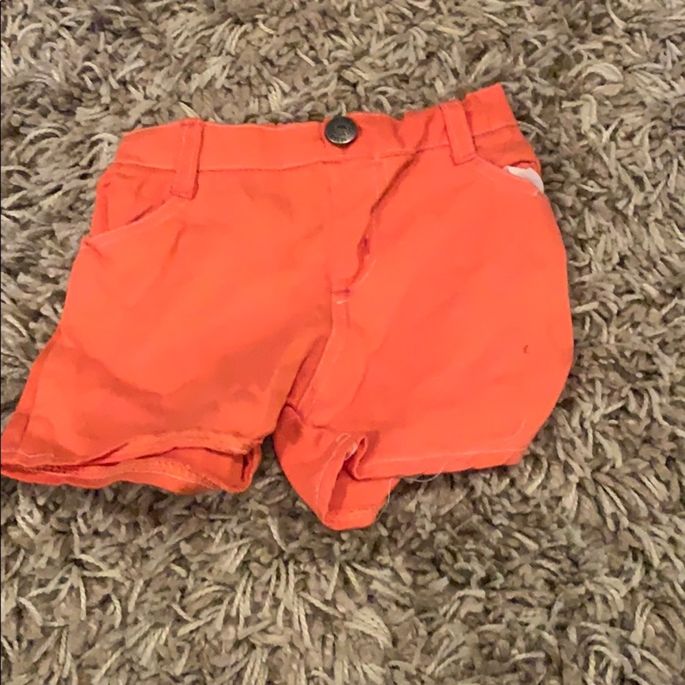 Orange Sesame Street shorts size 18 months